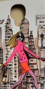 NEW HENRI BENDEL Cityscape Case for Samsung S IV